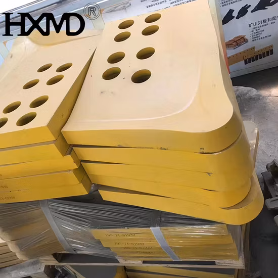 Equipamento pesado de borda de corte da carregadeira de rodas, borda de corte da caçamba para escavadeira de carregadeira